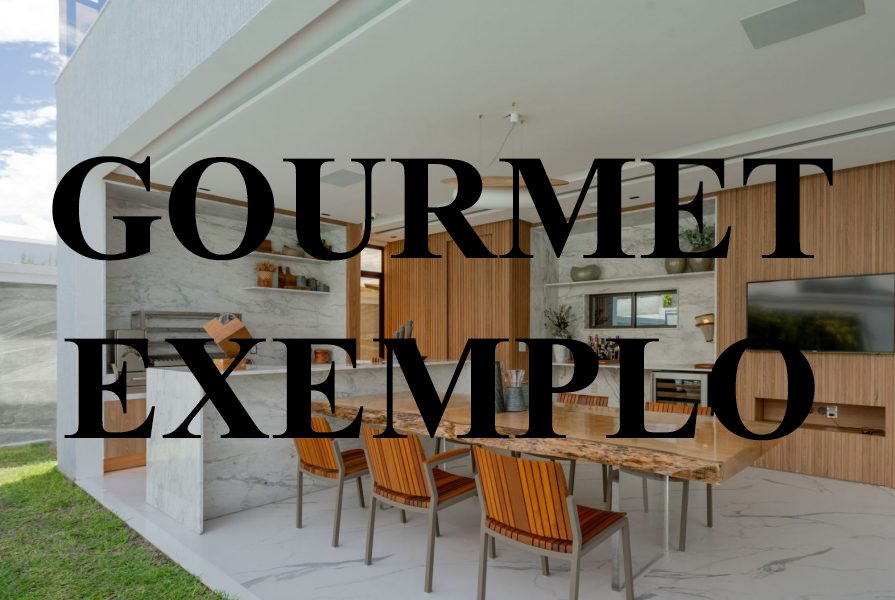 Espaço gourmet planejado